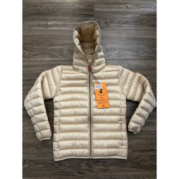 SAVE THE DUCK Other - Save The Duck Girls Iris Puffer Jacket Beige size 8